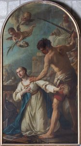 Il martirio di Santa Caterina da Joseph Marie the Elder Vien