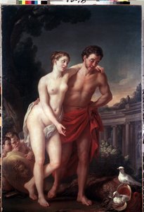 Venere e Marte da Joseph Marie the Elder Vien