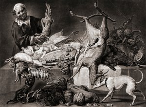 La dispensa. XVIII secolo. da Joseph (after) Farington