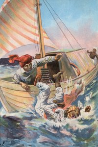 Robinson Crusoe: Getto il Moro in mare da Joseph (after) Finnemore