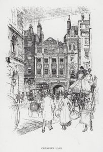Chancery Lane da Joseph (after) Pennell
