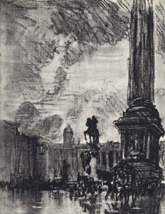 Carlo I (litografia) da Joseph (after) Pennell