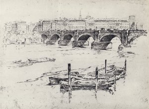 Somerset House da Joseph (after) Pennell