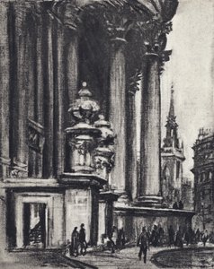 Portico sud, St Paul