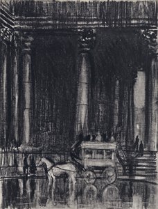 Portico di San Martino da Joseph (after) Pennell