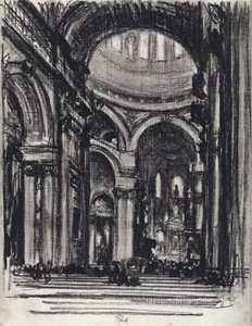 San Paolo, La Navata da Joseph (after) Pennell