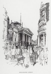 Wellington Street (litografia) da Joseph (after) Pennell
