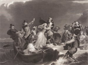 Lo sbarco dei pellegrini a Plymouth Rock nel 1620