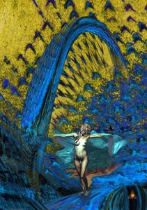 Arco blu da Joseph Angilella Auquier