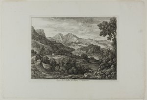 Castello di Santo Stefano di Mezzo e Canturano da Joseph Anton Koch