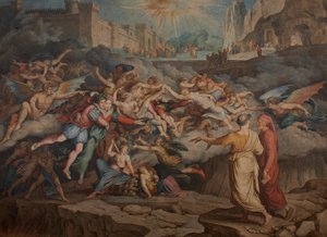 Dante e Virgilio nel secondo cerchio dell