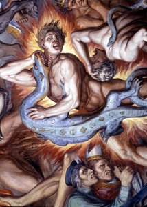 Inferno di Dante (Divina Commedia) (dettaglio) da Joseph Anton Koch