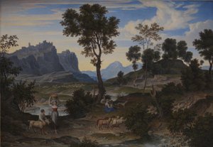 Paesaggio da Civitella vicino a Olevano