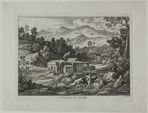 Monastero di San Francesco di Civitella nei Monti Sabini da Joseph Anton Koch