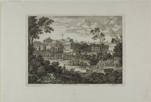 Rovine del Palazzo dei Cesari, tavola 18 da Die Römische Ansichten da Joseph Anton Koch