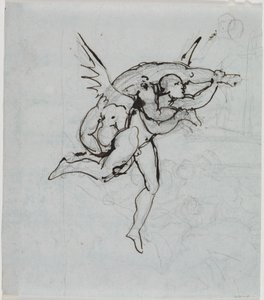 Studio del consigliere di Lucca, Inferno di Dante, canto 21, verso 34 da Joseph Anton Koch