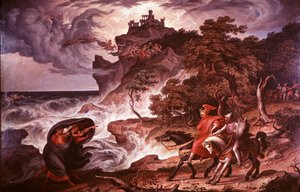 Macbeth e le streghe, 1835 da Joseph Anton Kock