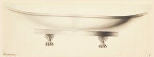 Design per un vassoio per antipasti da Joseph Anton Seethaler Ii