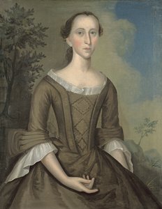 Signora John Haskins (nata Hannah Upham) 1759 da Joseph Badger