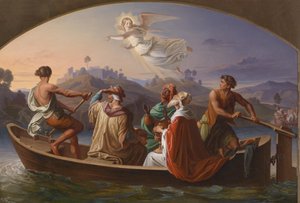 Joseph Binder I Re Magi sulla strada per Betlemme 1846 da Joseph Binder
