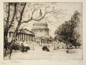 Il Campidoglio degli Stati Uniti da Joseph C. Claghorn
