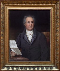 Johann Wolfgang von Goethe. Dipinto di Joseph Stieler
