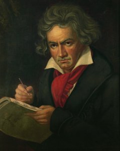 Ludwig van Beethoven ... (olio su tela) da Joseph Carl Stieler