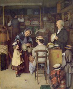 Acquisto di un nuovo cappello, 1880 da Joseph Clark