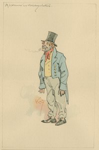 Un lavoratore in abiti da festa, c.1920 da Joseph Clayton Clarke