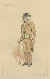 Lo Straniero, o Edward Plummer - Il Grillo del Focolare, c.1920s da Joseph Clayton Clarke