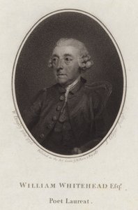 William Whitehead, poeta e drammaturgo inglese da Joseph Collyer