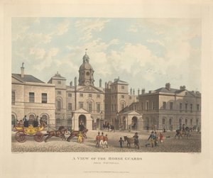 Una vista delle Horse Guards da Whitehall