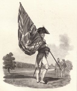 Un ufficiale delle guardie in uniforme completa, c1812 da Joseph Constantine Stadler