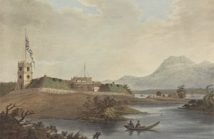 Forte Marlborough, Benkulen, Sumatra, 1799 da Joseph Constantine Stadler