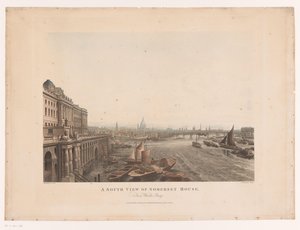 Vista di Somerset House e del Tamigi dal sud