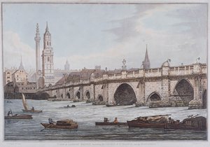 Vecchio Ponte di Londra, Londra, 1790