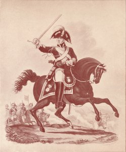 Ufficiale, 2° Reggimento Life Guards Periodo Waterloo, 1812-1815, 1909 da Joseph Constantine Stadler