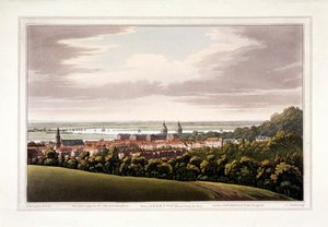 Veduta di Greenwich, Londra, 1795