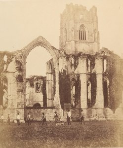 Abbazia di Fountains. Finestra orientale e torre da Joseph Cundall