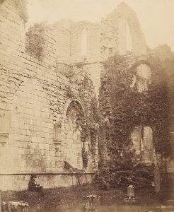 Fountains Abbey. Interno della Sala Capitolare da Joseph Cundall