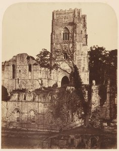 Abbazia di Fountains. La Chiesa e la Sala Capitolare, 1850s