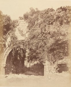 Abbazia di Kirkstall. Rovine sul lato sud, 1850s da Joseph Cundall