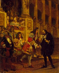 Pierre Corneille ricevuto dal Grand Condé da Joseph Desire Court