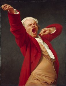 Autoritratto, sbadigliando da Joseph Ducreux