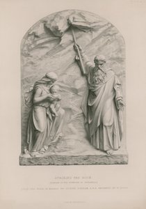 Mosè colpisce la roccia da Joseph Durham