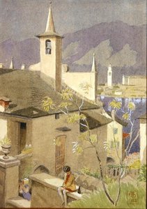 Paesaggio urbano del nord Italia da Joseph Edward Southall