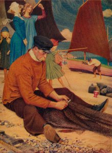 La spiaggia, 1910 da Joseph Edward Southall