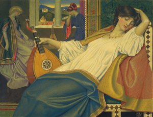 La bella addormentata, 1903 da Joseph Edward Southall