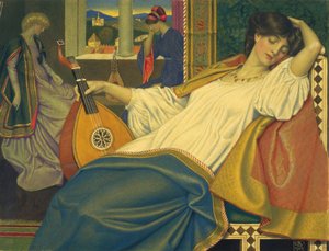 La Bella Addormentata, 1908 da Joseph Edward Southall