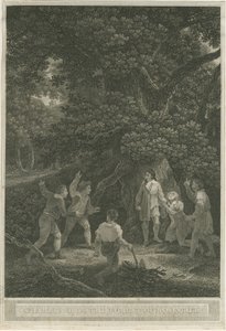 Boscobel - La Quercia Reale, aprile 1800 da Joseph Farrington